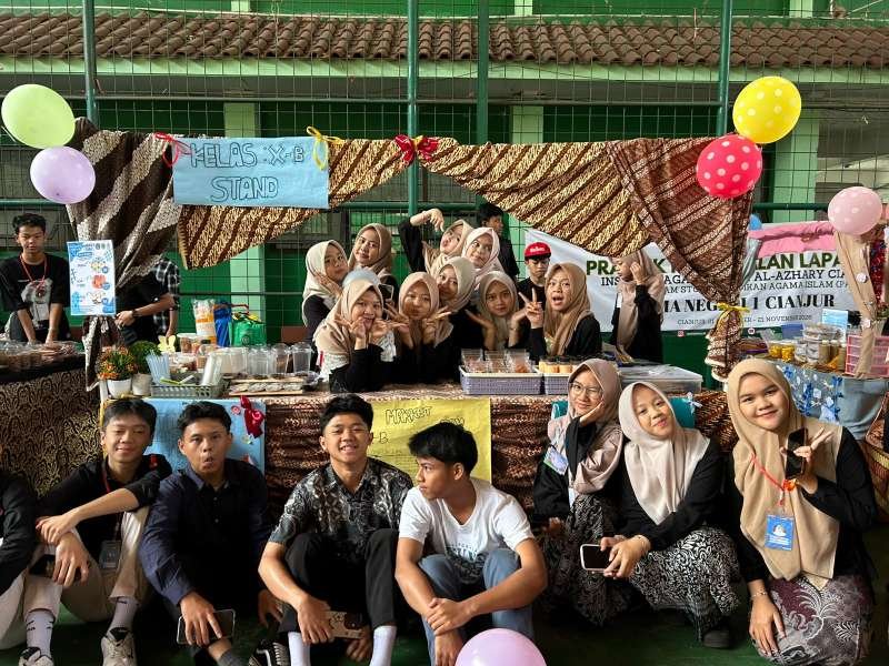Asah Jiwa Wirausaha ! MAN 1 Cianjur Gelar Kokurikuler Fase E Melalui Market Day